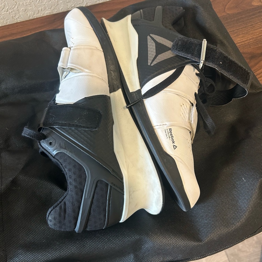Reebok Women's Black and White Legacy Lifters